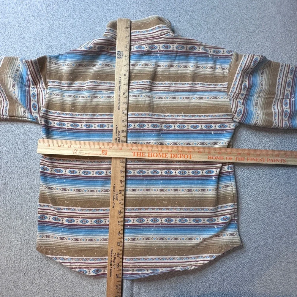 Ariat Sweatshirt Women Small Multi-Color Aztec Southwestern 1/4 Button Pullover‎